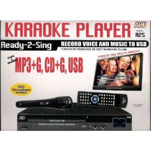  R2S Ready 2 Sing Karaoke Player with MP3+G songs (English 