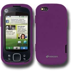   Jelly Case Purple For Motorola Cliq Xt Mb501 Scratch Free Properties