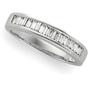 : Genuine IceCarats Designer Jewelry Gift Platinum Wedding Band Ring 