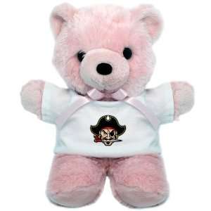  Teddy Bear Pink Pirate Head with Knife 
