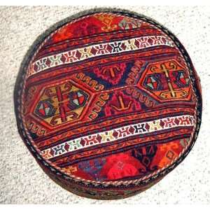   : Persian Carpet Ottoman Footstool with Unique Design: Home & Kitchen