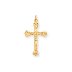    14k Crucifix Charm   Measures 41.2x22.8mm   JewelryWeb: Jewelry