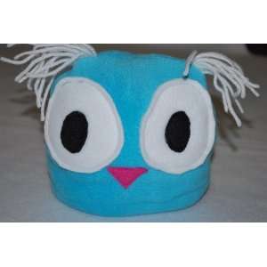 Fleece Owl Hat (Baby 6 9 Months)(Color Teal): Everything 