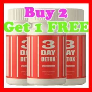  3 DAY DETOX  BUY 2 + GET 1 FREE! FAST NATURAL DIET PILL 