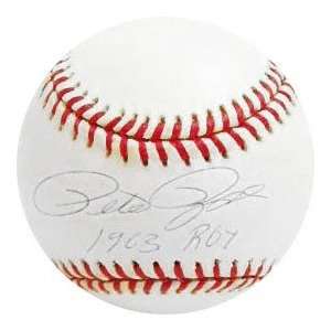  Pete Rose Autographed Baseball  Details: MLB Baseball, 63 