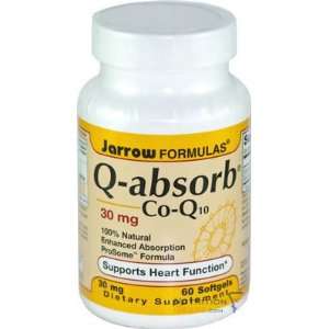  Jarrow Formulas Q absorb CoQ10 30mg, 60 Softgel Health 