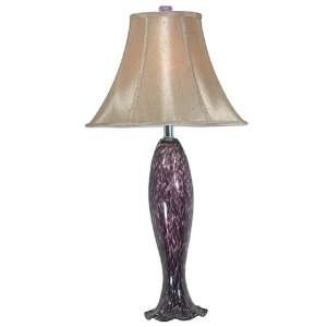  Kenroy Lamp KE 31460PUR Pisces Lamp Purple Glass: Home 