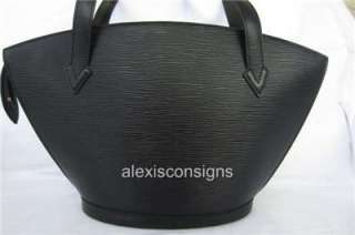 Louis Vuitton Black Epi Leather St Jacques GM Long Handled Shoulder 