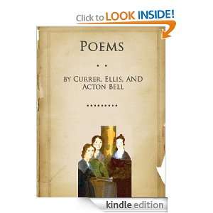 POEMS by Currer, Ellis, And Acton Bell [Annotated]: Emily Brontë 