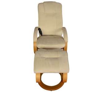 TV Office Chair Recliner Vibrating Massage Chair With Ottoman Heat 
