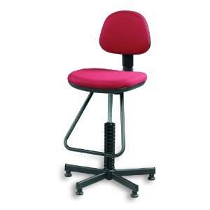   Eurotech Seating Drafting Stool, Crimson (H12): Office Products