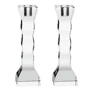  Orrefors Crystal Cruise Candlestick Pair 8