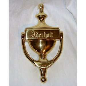  Aderholt Enscribed Brass Door Knocker: Everything Else