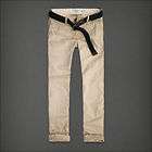 NWT Abercrombie & Fitch Mens Preppy Chino Khaki Pants 36 x 32 $88 slim 