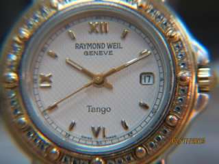 Genuine Raymond Weil Ladies Tango 5360 Two tone & Diamond Watch  
