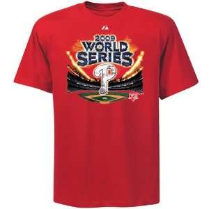   Red 2009 World Series Bound Fan Favorite T shirt: Sports & Outdoors