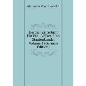   Staatenkunde, Volume 4 (German Edition) Alexander Von Humboldt Books