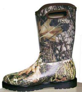 bogs roper mossy oak allweather rubber gum boot 69163  