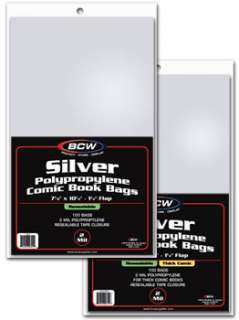 The BCW Silver Age Comic Bags are an acid free, archival quality 