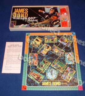 James Bond secret agent 007 board game 1964 Australian edition, John 