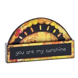   Devotions Word Art   You Are My Sunshine Sculpture