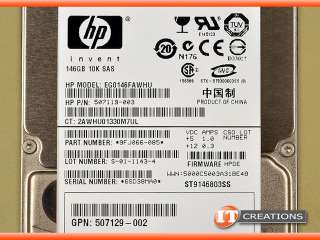 IMAGES HP 146GB 10K RPM SAS 2.5 INCH HARD DRIVE 418399 001