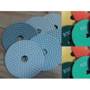  3Set 18Pc 4 WetDry Granite Marble Concrete Polishing Pad 