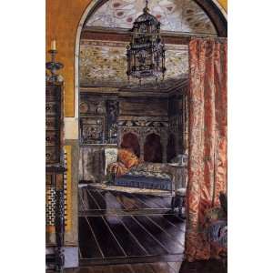  Acrylic Keyring Alma Tadema The Drawing Room at Townshend 