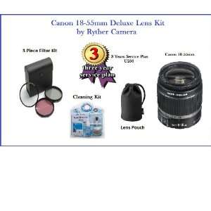 Is Lens Deluxe Kit with 3 Piece Filter Kit, Lens Pouch, 3yrs 