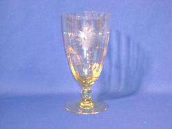 LANCASTER GLASS JUBILEE 6 FOOTED TUMBLER  