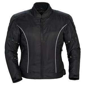  Cortech LRX Series 2 Black Motorcycle Jacket   Size 