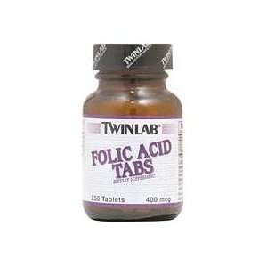  Folic Acid 400 mcg 250 tabs from Twinlab Health 