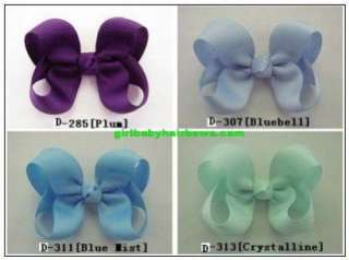 Wholesale Lot 200 Girl Baby Infant 3 Hair Bows D  