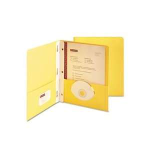   Portfolio, Tang Clip, Letter, 1/2 Capacity, Yellow,