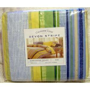  Charter Club Devon Stripe Comforter Cover King Size: Home 