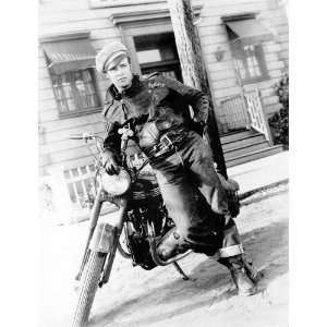  24 x 36 Poster   Marlon Brando Motorcycle: Home & Kitchen