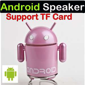 Android Robot Speaker FM Radio Card Latop Tablet PC USB  