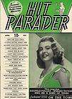 HIT PARADER 1944 TOP TUNES VERY NICE MOVIE SONGS STARS  