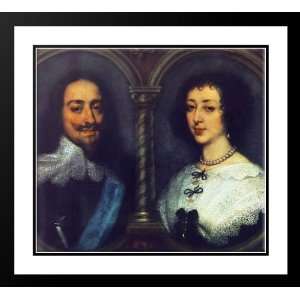 Dyck, Sir Anthony van 32x28 Framed and Double Matted Charles I of 