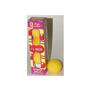    Sponge Balls 1.5 YELLOW   Close Up / Magic Trick Toys & Games