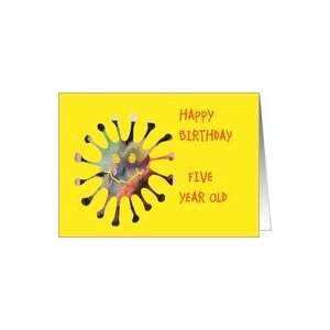 Happy Birthday FIVE year old Card: Toys & Games