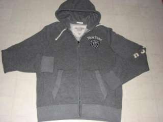 ABERCROMBIE Muscle Hoodie Zip Jacket For Men Gray Sz XXL   NWT $70 
