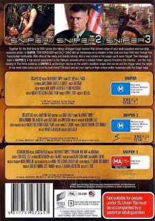 SNIPER Trilogy 1+2+3 NEW & SEALED R4 DVD Tom Berenger  