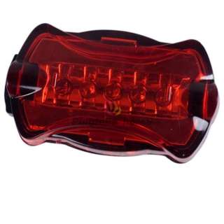 FUNNY 5 LED Bike Bicycle Rear Tail Safety Flashing Light LG032 H 　