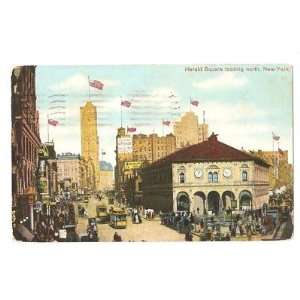  Postcard Herald Square New York City 1908 