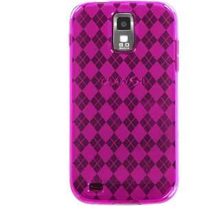 PINK Translucent Flexible TPU Case for Samsung Galaxy S II / S2 (Model 