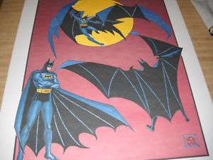Bob Kane Autographed Batman Lithograph 342 of 1284  