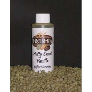 Coffee Bean Flavoring   Nutty Sweet Vanilla 4oz bottle:  