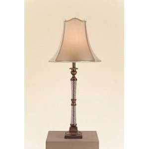  Currey and Company 6647 1 Light Crystal Springs Table Lamp 