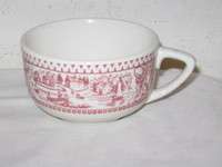 Vintage Royal China Memory Lane Red & White Cup VFC  